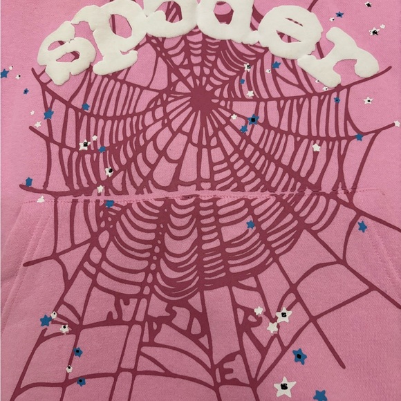 Authentic Pink Sp5der Hoodie - Picture 4 of 4